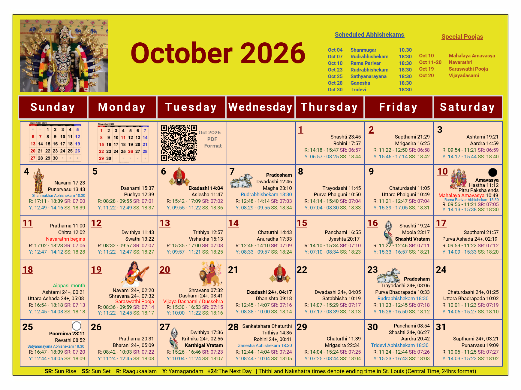 October